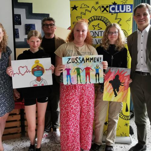 Siegerehrung RAIKA Malwettbewerb 2023