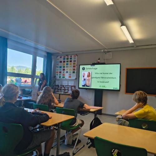 BO-Workshops „Schau aufs Geld“, der von der Arbeiterkammer Tirol 