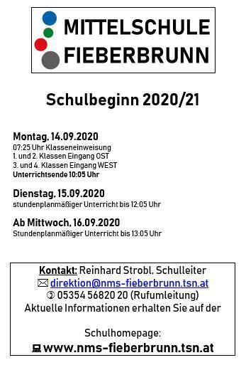 Schulbeginn