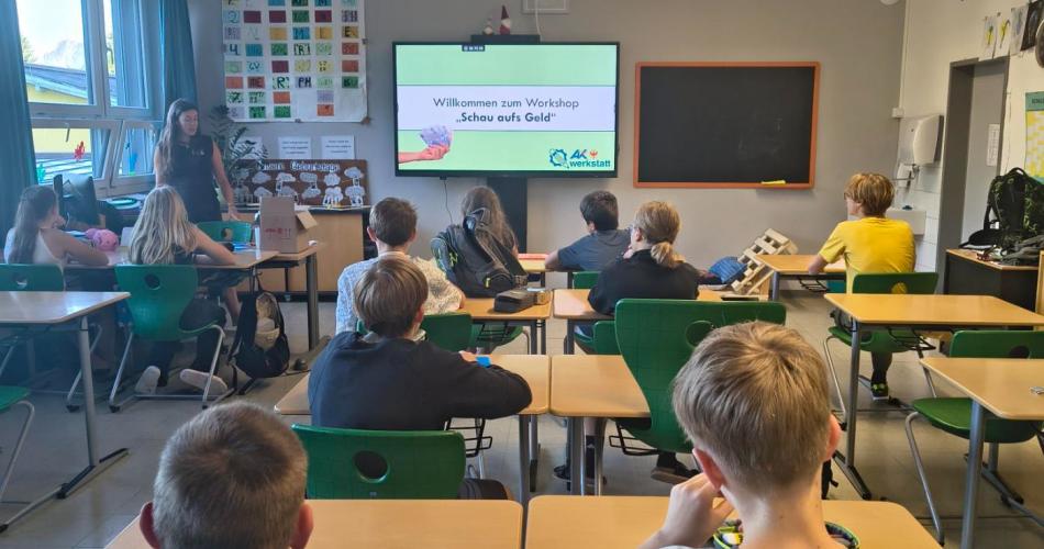 BO-Workshops „Schau aufs Geld“, der von der Arbeiterkammer Tirol 